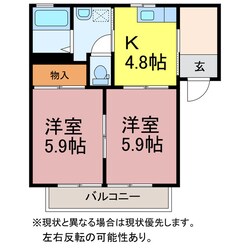 プランドールソシアの物件間取画像